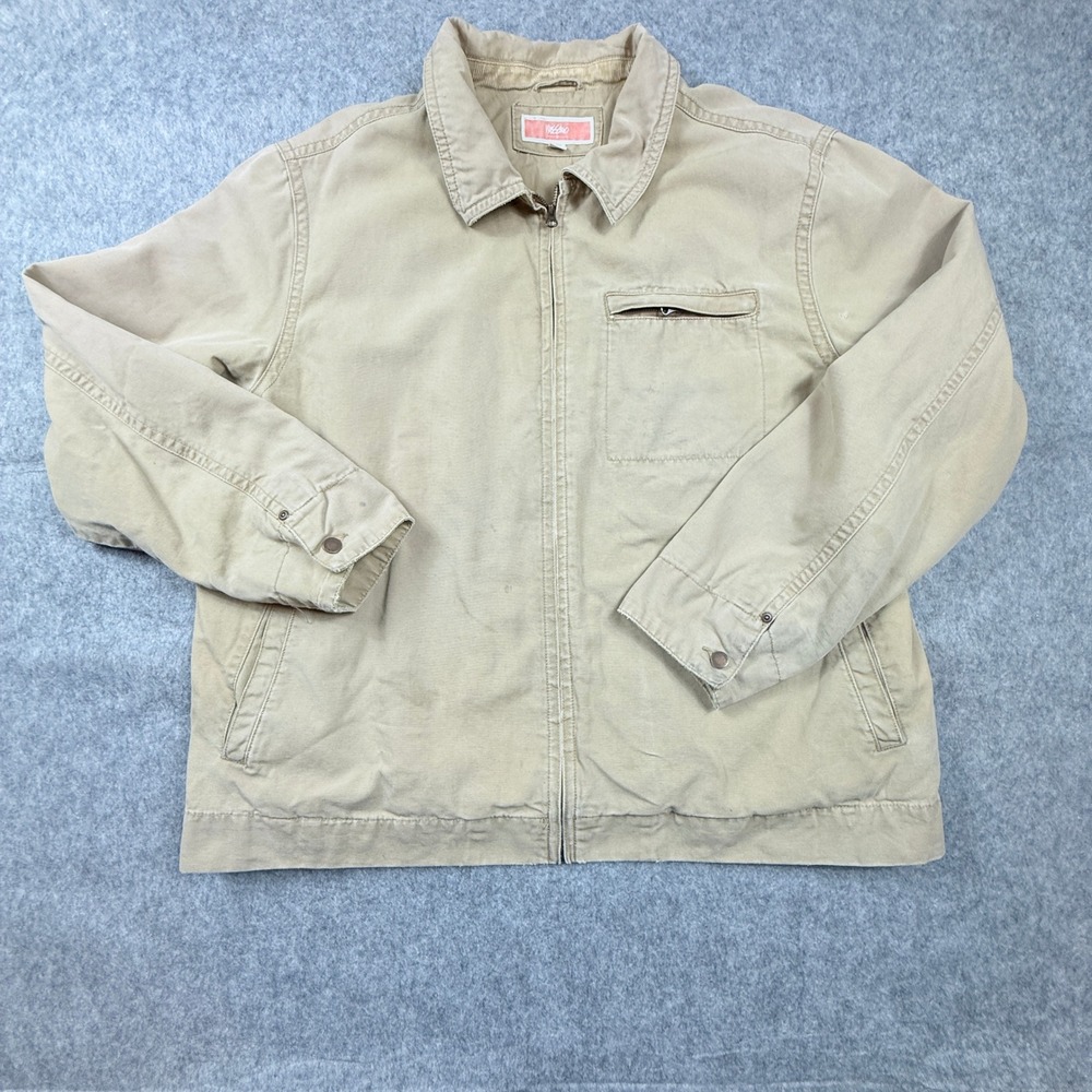 Vintage Mossimo Jacket Men's Size XL Full Zip Work Wear Long Sleeves‎ Y2K Canvas